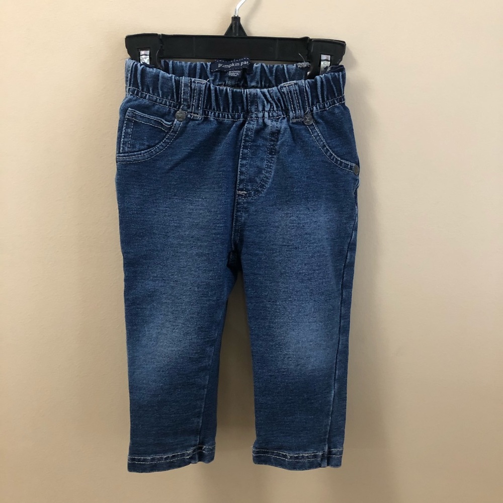 Pumpkin Patch Stretchy Denim Jeans and Bodysuit
